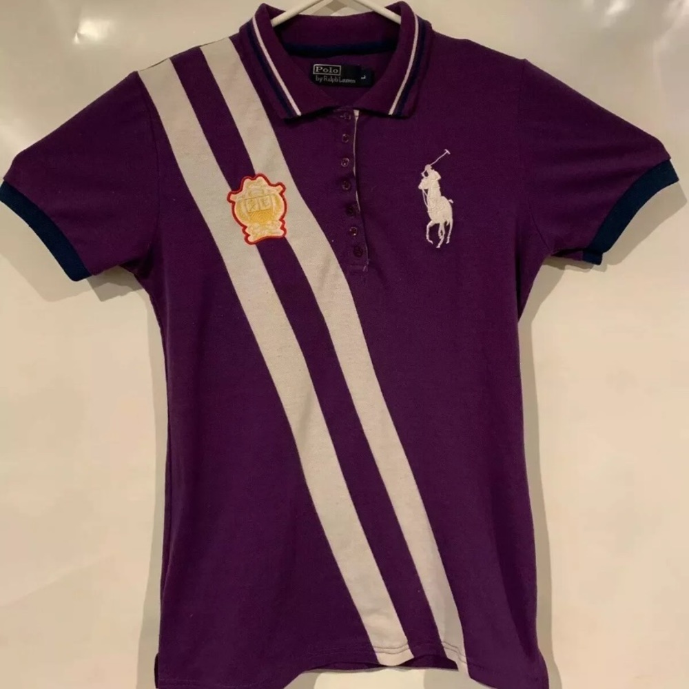 Polo Ralph Lauren big pony polo shirt purple rare